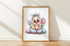 Whimsical Easter Bunny Clipart Product Image 3