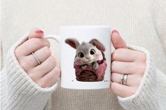 Whimsical Easter Bunny Clipart Product Image 4