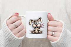 Whimsical Easter Bunny Clipart Product Image 4