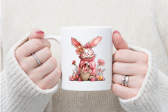 Whimsical Easter Bunny Clipart Product Image 4