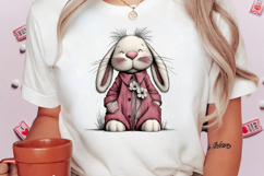 Whimsical Easter Bunny Clipart Product Image 2