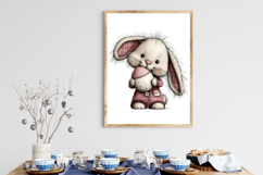 Whimsical Easter Bunny Clipart Product Image 3