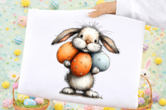 Whimsical Easter Bunny Clipart PNG Product Image 2