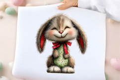 Whimsical Easter Bunny Clipart Png Product Image 2