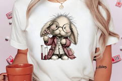 Whimsical Easter Bunny Scientist Clipart Product Image 2