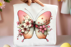 Whimsical Easter Butterfly Clipart Product Image 2