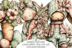 Whimsical easter carrot clipart - Easter carrot Png Product Image 1