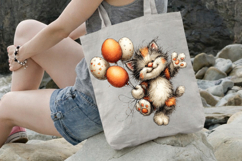 Whimsical Easter Cat Balloon Clipart Product Image 3