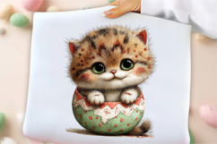 Whimsical Easter Cat Clipart Product Image 3