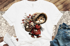 Whimsical Easter Cat Clipart PNG Product Image 3