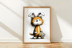 Whimsical Easter Cat Clipart Product Image 3