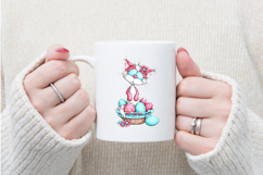 Whimsical Easter Cat Clipart Product Image 4