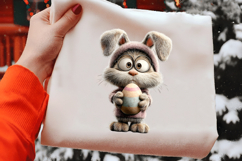 Whimsical Easter Cats Clipart Product Image 2