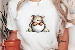 Whimsical Easter cats clipart Product Image 2