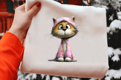 Whimsical Easter Cats Clipart PNG Product Image 2