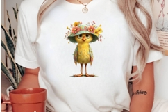 Whimsical easter chick clipart Product Image 2