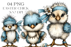 Whimsical Easter Chick Clipart Product Image 1