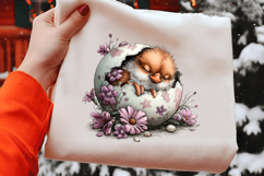 Whimsical Easter Chick Clipart Product Image 2