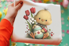 Whimsical Easter Chick Clipart Product Image 2