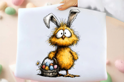 Whimsical Easter Chick Clipart Product Image 3