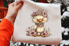 Whimsical Easter Chick Clipart Product Image 2