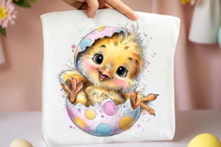 Whimsical Easter Chick Clipart Product Image 2