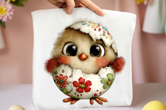 Whimsical Easter Chick Clipart Product Image 2