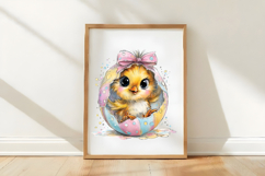 Whimsical Easter Chick Clipart Product Image 3
