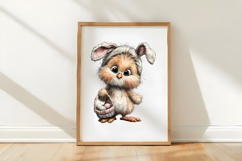 Whimsical Easter Chick Clipart Product Image 3