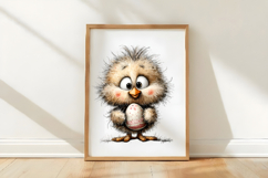 Whimsical Easter Chick Clipart Product Image 3