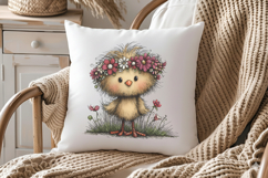 Whimsical Easter Chick Clipart Product Image 3
