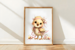 Whimsical Easter Chick Clipart Product Image 3