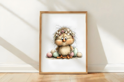Whimsical Easter Chick Clipart Product Image 3