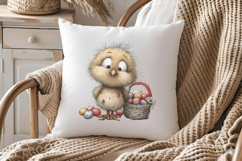 Whimsical Easter Chick Clipart, Easter Sublimation PNG Product Image 3