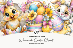 Whimsical Easter Clipart Product Image 1