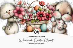 Whimsical Easter Clipart Product Image 1