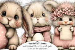 Whimsical easter clipart - Whimsical easter PNG Product Image 1