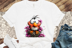 Whimsical Easter Cute Bird Clipart Product Image 3