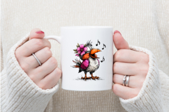 Whimsical Easter Cute Bird Clipart Product Image 4