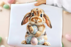 Whimsical Easter Cute Bunny Clipart Product Image 3