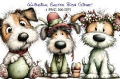 Whimsical Easter Dog Clipart Product Image 1