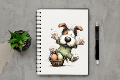 Whimsical Easter Dog Clipart Product Image 2