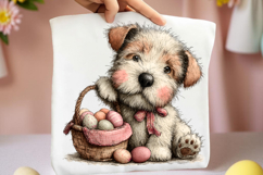 Whimsical Easter Dog Clipart Product Image 2