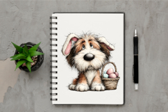 Whimsical Easter Dog Clipart Product Image 2