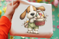 Whimsical Easter Dog Clipart PNG Product Image 2