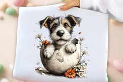 Whimsical Easter Dog Clipart Product Image 2