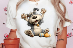 Whimsical Easter Dog Clipart Product Image 2