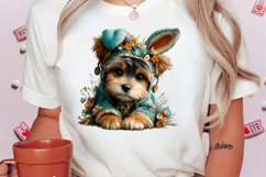 Whimsical Easter Dog Clipart Product Image 2