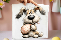 Whimsical Easter Dog Clipart Product Image 2