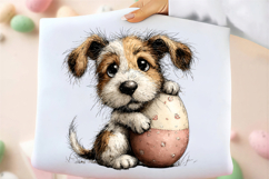Whimsical Easter Dog Clipart Product Image 2